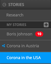 story bar of x.news